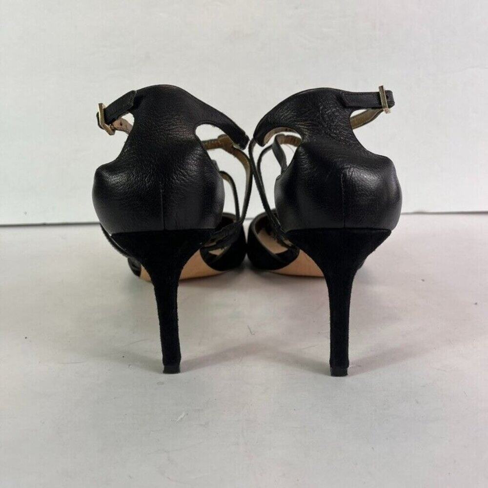 Sam Edelman Pump Women 10M Black Suede Orelon D'Orsay Pointed Toe Stiletto Heel - Picture 5 of 16